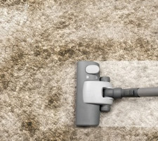 Regularly vacuum your carpet in the Winter