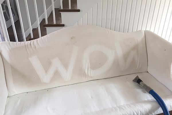 White Upholstery Cleaning in Branford CT